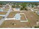 Aerial view of a house with a fenced yard at 11267 Sw 62Nd Avenue Rd, Ocala, FL 34476