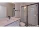 Clean bathroom with single vanity and shower at 13237 Peaceful Melody Dr, Winter Garden, FL 34787