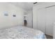 Bedroom with a double bed and closet at 1341 Lajolla Cir, The Villages, FL 32159