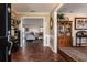 Bright entryway with tiled floors and views into the living room at 1735 Lakeshore Dr, Mount Dora, FL 32757