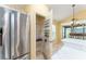 Well-organized pantry with wire shelving at 2096 Odessa Cir, The Villages, FL 32162