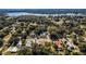 Property shown from above; view extends to lake at 211 Cassady St, Umatilla, FL 32784