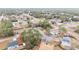 Aerial view of homes and streets in a quiet residential area at 26 Pecan Pass Run, Ocala, FL 34472