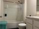 Clean bathroom with a shower/tub combo at 29320 Armoyan Blvd, Leesburg, FL 34748