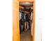 Walk-in closet with ample hanging space at 31 Sand Lake Pl, Eustis, FL 32726