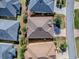 Aerial view of the house from above at 3281 Bell Ter, The Villages, FL 32163