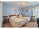 Cozy bedroom with two twin beds and ample natural light at 3546 Tropical Seas Loop, Tavares, FL 32778