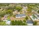 Aerial view showing single-story home, pool, and large backyard at 3566 Seminole St, Gotha, FL 34734