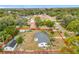 Aerial view of the property, showing house and large yard at 3566 Seminole St, Gotha, FL 34734