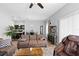 Living room with open concept kitchen and dining area at 417 Pinecrest Loop, Davenport, FL 33837