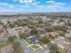 Aerial view of house and neighborhood, showcasing the property's location and surrounding area at 4520 Abaco Dr, Tavares, FL 32778