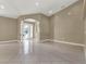 Bright and spacious entryway with tile flooring and high ceilings at 4520 Abaco Dr, Tavares, FL 32778