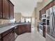 Updated kitchen, stainless steel appliances and granite counters at 4520 Abaco Dr, Tavares, FL 32778