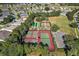 Aerial view of tennis and pickleball courts at 4557 Antietam Creek Trl, Leesburg, FL 34748