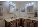 Spacious bathroom with double vanity and updated fixtures at 601 Waterwood Dr, Yalaha, FL 34797