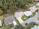 Aerial view of the property and surrounding neighborhood at 6525 Borg St, Leesburg, FL 34748