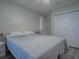 Cozy bedroom with double bed and spacious closet at 830 Cortez Ave, The Villages, FL 32159