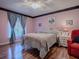 Bedroom with double bed and ceiling fan at 1218 Augustine Dr, The Villages, FL 32159