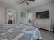 Main bedroom with dresser and TV at 1235 Avenida De Las Casas, The Villages, FL 32159