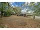 Large backyard with mature trees and a screened porch at 13588 Sw 105Th Pl, Dunnellon, FL 34432