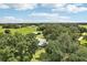 Aerial view of property showcasing main house and barn at 1392 Sw 103Rd Ave, Webster, FL 33597