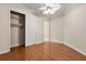 Spacious bedroom closet with built-in shelving at 14 Camino Real Blvd # 14, Howey In The Hills, FL 34737