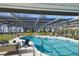 Relaxing screened pool and patio area at 1401 Lake Shore Blvd, Tavares, FL 32778