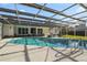 Relaxing pool area with a screened enclosure and plenty of space for lounging at 1401 Lake Shore Blvd, Tavares, FL 32778