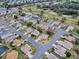 Aerial view of homes and golf course at 14267 Se 85Th Ter, Summerfield, FL 34491