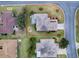 Aerial view highlighting a home's lot size and location within the community at 14267 Se 85Th Ter, Summerfield, FL 34491