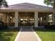 Outdoor covered pavilion with picnic tables for gatherings at 14267 Se 85Th Ter, Summerfield, FL 34491