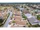 Wide aerial view of a residential neighborhood at 1521 Trenton Ln, The Villages, FL 32162