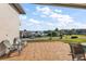 Spacious patio with lake view, perfect for outdoor enjoyment at 17640 Las Brisas Ct, Winter Garden, FL 34787