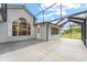 Screened patio and backyard access with beautiful view at 2123 Barbosa Ct, The Villages, FL 32159