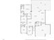 Detailed first-floor floor plan showcases the layout and dimensions of the home's living spaces and bedrooms at 2484 Lynette Ave, The Villages, FL 32163