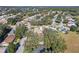 Aerial view showing home's location in a peaceful community at 25236 River Crest Dr, Leesburg, FL 34748