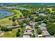 Community view with tennis courts and homes at 25236 River Crest Dr, Leesburg, FL 34748