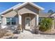 Inviting front entrance with columns and landscaping at 2775 Sw 158Th St, Ocala, FL 34473