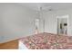 Spacious bedroom offers ample closet space and has an ensuite bathroom at 424 Rose Croft Ter, The Villages, FL 32162