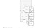 Open floor plan featuring a screened patio, a kitchen, three bedrooms, two bathrooms, and a living room at 4518 Hummingbird Ln, Haines City, FL 33844