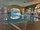 Indoor heated pool and spa at 97 Bayou Bend Rd, Groveland, FL 34736