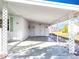 Covered carport with decorative lattice accents at 1026 Capella Dr, Tavares, FL 32778