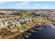 Large waterfront community with many homes and private docks at 16428 Good Hearth Blvd, Clermont, FL 34711