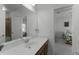 Bathroom with single sink vanity, and a shower/tub combo at 16428 Good Hearth Blvd, Clermont, FL 34711