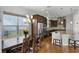 Kitchen with breakfast nook and stainless steel appliances at 16428 Good Hearth Blvd, Clermont, FL 34711