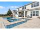 Resort-style pool with spa and outdoor seating at 16428 Good Hearth Blvd, Clermont, FL 34711