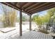 Covered patio overlooking the backyard at 17121 Cypresswood Way, Clermont, FL 34714