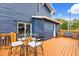 Relaxing deck with seating area and view of backyard at 2001 Sanford Ave, Sanford, FL 32771