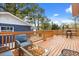 Deck with seating area and glass-top coffee table at 2001 Sanford Ave, Sanford, FL 32771