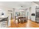 Elegant dining room with hardwood floors and chandelier at 2001 Sanford Ave, Sanford, FL 32771